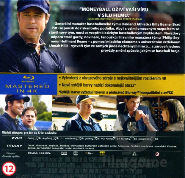 detail Moneyball - Blu-ray (Mastered in 4K)