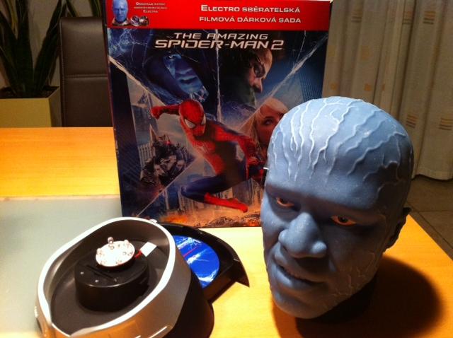 detail Amazing Spider-Man 2 (Limitovaná edícia) hlava Electro - Blu-ray 3D + 2D