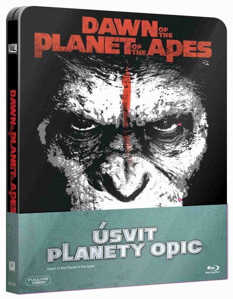 detail Úsvit planety opic - Blu-ray 3D + 2D Steelbook