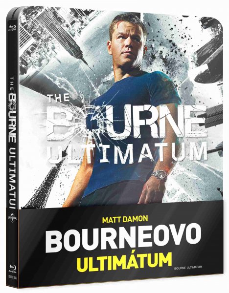 detail Bournovo ultimátum - Blu-ray Steelbook