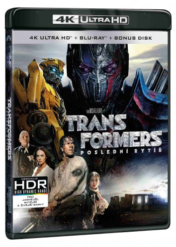 Transformers: Posledný rytier - 4K UHD Blu-ray + Blu-ray + bonus 3BD