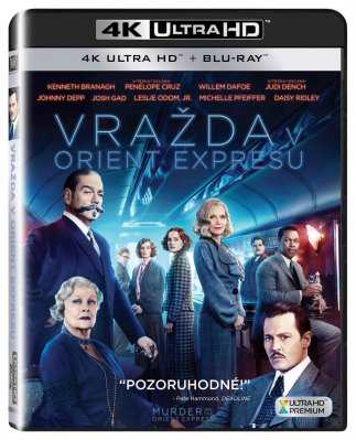 Vražda v Orient expresu (2017) 4K Ultra HD - UHD Blu-ray + Blu-ray (2 BD)