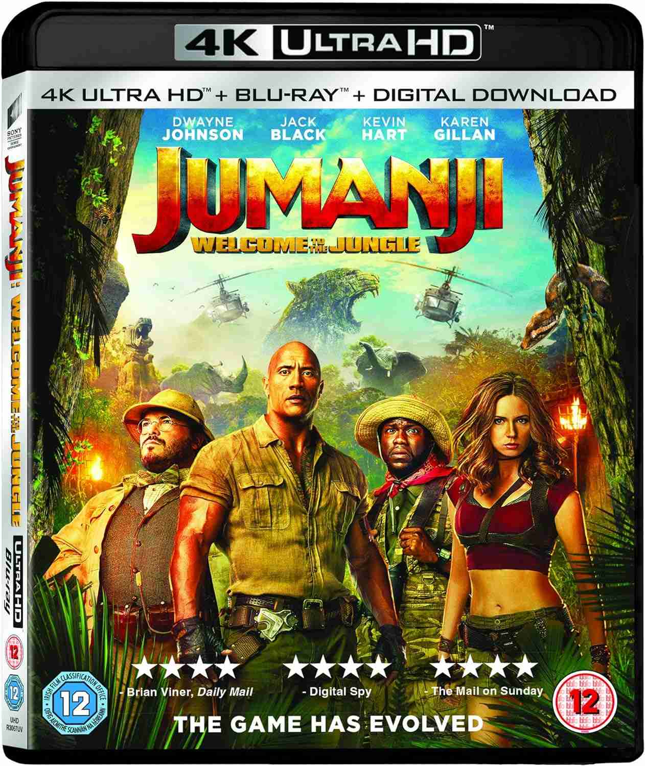 Jumanji: Vítejte v džungli! - 4K Ultra HD Blu-ray + Blu-ray (2BD)