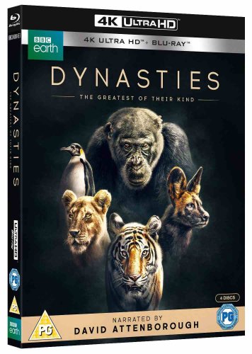Dynasties (D. Attenborough: Zvířecí dynastie) - 4K Ultra HD + BD (4BD) bez CZ