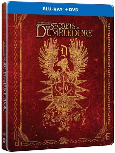 detail Fantastické zvery: Tajomstvá Dumbledora - Blu-ray + DVD Steelbook (Crest)
