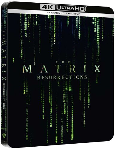 Matrix Resurrections - Blu-ray Steelbook s CZ (green) + 4K UHD (bez CZ)