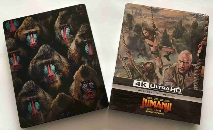 detail Jumanji: Další level (4K Ultra HD) - UHD Blu-ray + Blu-ray (2 BD) Steelbook