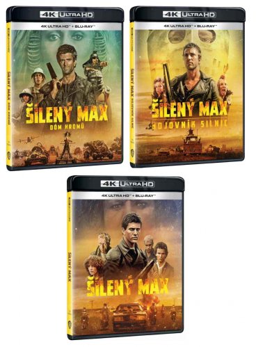 Šílený Max trilogie - 4K Ultra HD Blu-ray + Blu-ray (6BD)