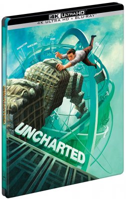 Uncharted - 4K Ultra HD Blu-ray + Blu-ray 2BD Steelbook