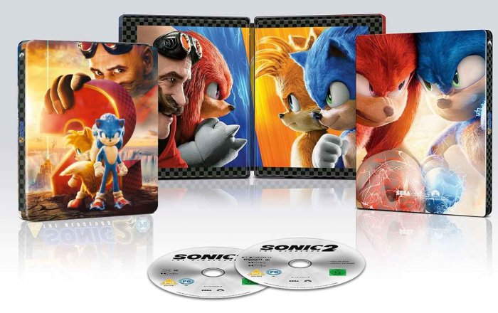 detail Ježko Sonic 1+2 - 4K Ultra HD Blu-ray + Blu-ray (2BD) Steelbook
