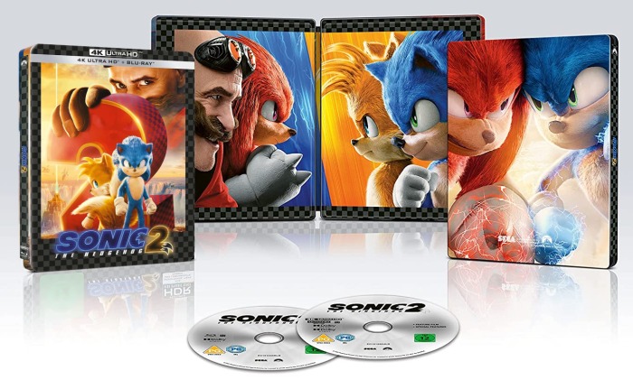 detail Ježko Sonic 1+2 - 4K Ultra HD Blu-ray + Blu-ray (2BD) Steelbook