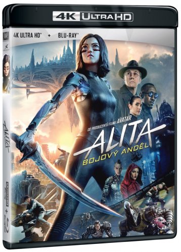 Alita: Bojový Anjel - 4K Ultra HD Blu-ray + Blu-ray 2BD