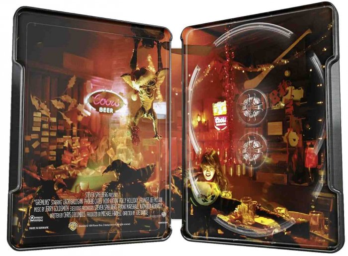 detail Gremlins - 4K Ultra HD Blu-ray + Blu-ray 2BD Steelbook (bez CZ)