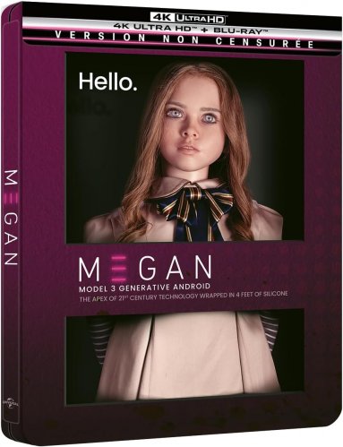 M3GAN (necenzurovaná verze) - 4K UHD Blu-ray + Blu-ray Steelbook (bez CZ)