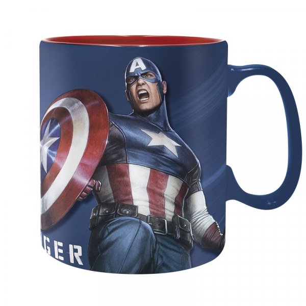 detail Hrnek Captain America 460 ml