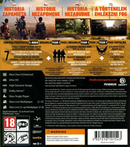 detail Tom Clancys The Division 2 (Gold Edition) CZ - Xbox One