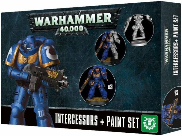 detail Warhammer 40,000 Intercessors + Paint Set