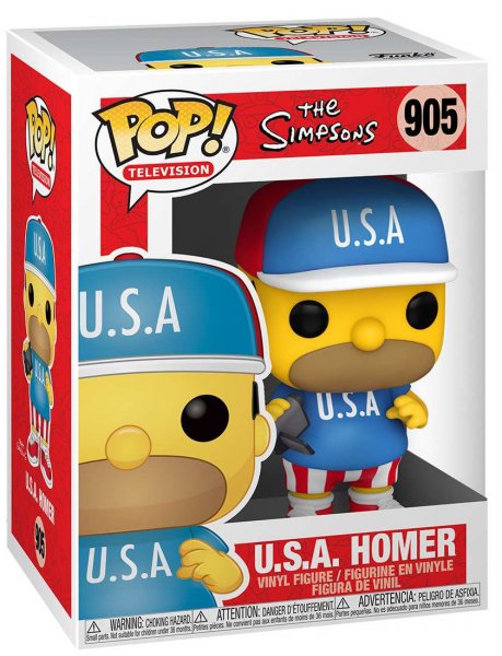 detail Funko POP! Animation: Simpsons S6 - USA Homer