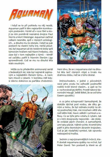 detail Aquaman - ukázka z komiksu