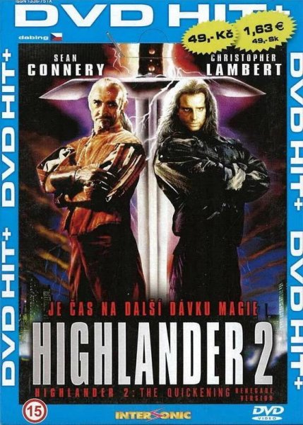 detail Highlander 2 - DVD pošetka