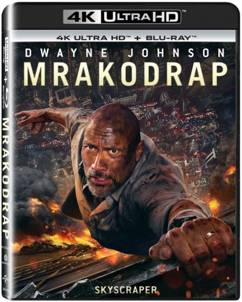 detail Mrakodrap (4K Ultra HD) - UHD Blu-ray + Blu-ray (2 BD) SK obal